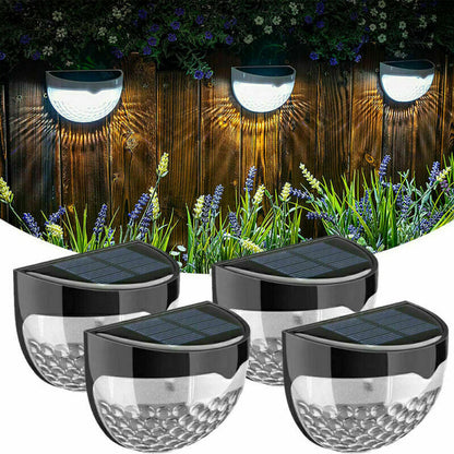 Solar Powered LED Wall Lights (2-12 pcs) 