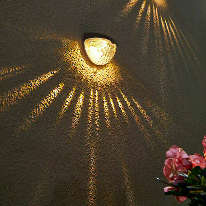 Solar Powered LED Wall Lights (2-12 pcs) 