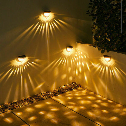 Solar Powered LED Wall Lights (2-12 pcs) 