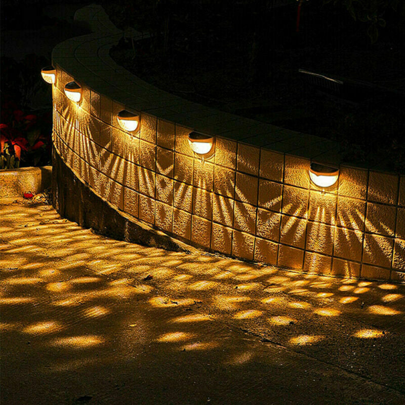 Solar Powered LED Wall Lights (2-12 pcs) 