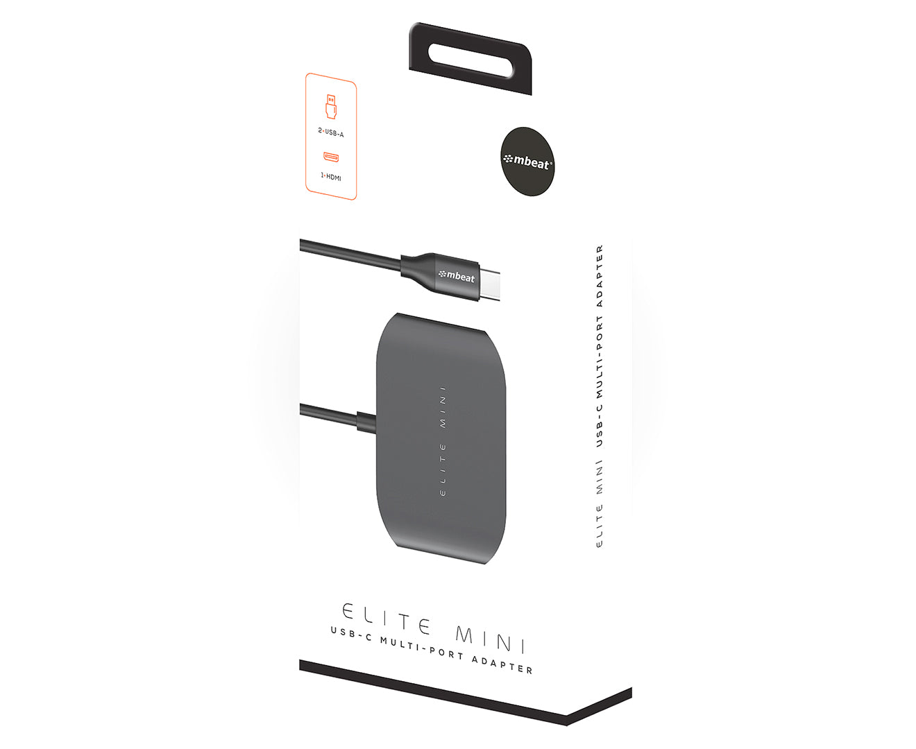 Elite Mini - USB-C to 4K HDMI/USB-A 2.0/USB-A 3.0 Adapter Hub/Splitter