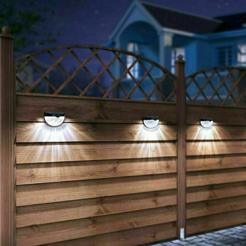 Solar Powered LED Wall Lights (2-12 pcs) 