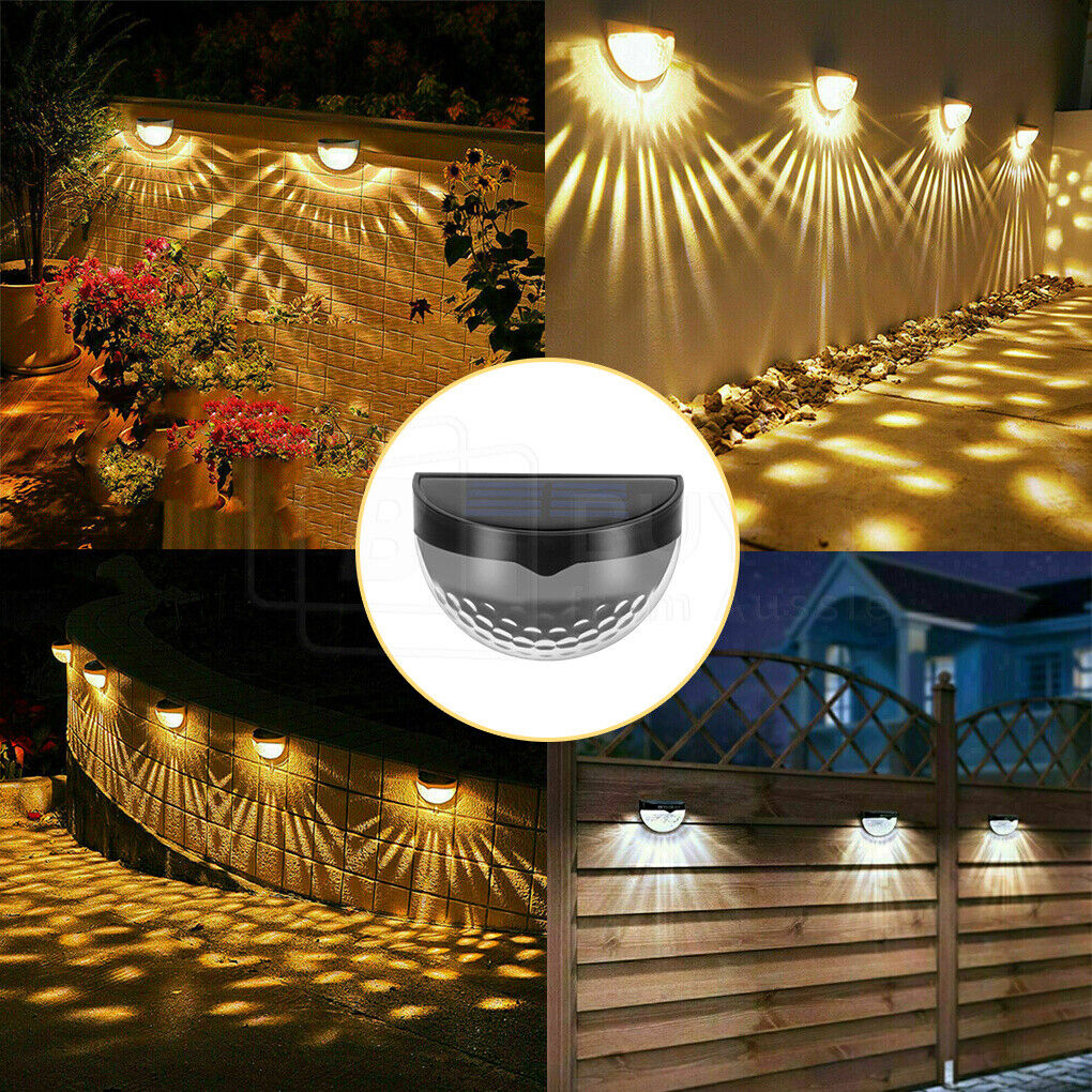 Solar Powered LED Wall Lights (1-6pcs)